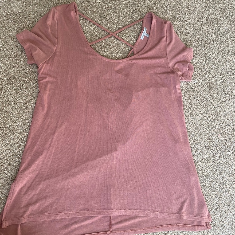 Open back dress up shirt!